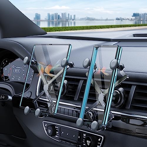 Z Fold 5 Gravity Car Mount – Versatile Dual-Form Phone Holder for Samsung Galaxy Fold Series, Google Pixel, and i Phone 16 with Thick Case Compatibility – Enhanced Stability for Safe Navigation and Hands-Free Convenience