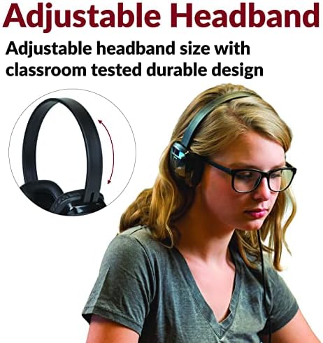 Transform Your Listening with Cyber Acoustics ACM-6005 C USB Over-Ear Headphones – Perfect for Home, Office, and Classroom Use – Enjoy Effortless Plug-and-Play Setup, Ultimate Comfort, and Noise-Canceling Clarity for Enhanced Communication and Focused Audio Experiences