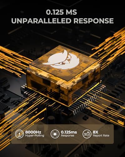 Hyper-Fast XVX G75 Wired Mechanical Gaming Keyboard – 75% Compact Design with Adjustable Actuation Points, 8 k Hz Polling Rate, and Ergonomic RGB Backlighting for Ultimate Performance and Comfort in Every Game Session