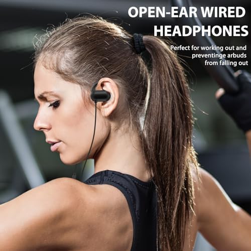 Unleash Superior Sound with Open Ear Wired Headphones for Samsung Galaxy S Series & i Phone 16 – USB Type C Earbuds Featuring Crystal-Clear Mic, Comfortable Fit, and Enhanced Audio for Daily Use, Exercise, and Gaming – Perfect for Music Lovers & Professionals