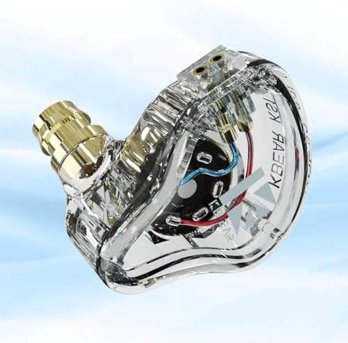 KBEAR KS1 Premium Wired Earbuds with Microphone – Superior In-Ear Monitors for Rich Deep Bass & Hi-Fi Stereo Sound – Noise-Isolating Design with Tangle-Free Removable Cord – Ergonomically Crafted for Comfort & Enhanced Device Compatibility in Workouts and Daily Use