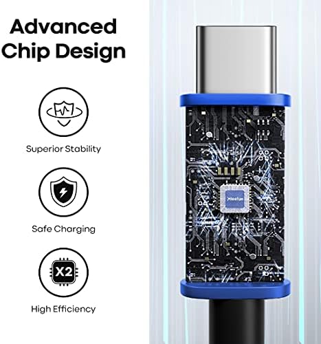 CLEEFUN 26 ft Long USB C Charging Cable – Premium Nylon Braided USB A 2.0 to Type C Cord for Fast Charging & Data Transfer, Ideal for PS5 Controller, Nintendo Switch, Galaxy Note, and USB-C Devices – Unmatched Durability and Flexibility