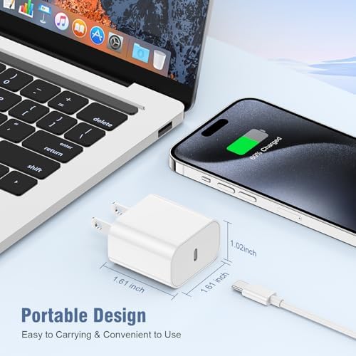 Upgrade Your Apple Watch Charging Experience with the 20 W Magnetic USB-C Fast Charger – 6 ft Cable for Seamless Compatibility with Series 1-9 and SE Models – Effortless Magnetic Alignment and Premium Durability for Everyday Convenience