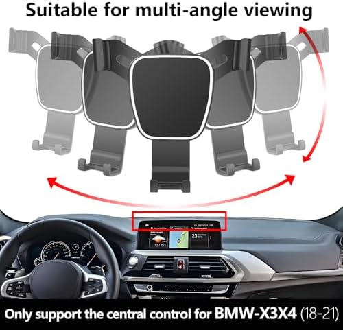 BMW X3 2025 Premium Car Phone Holder – Ultimate Navigation Bracket for Safe and Stylish Driving | Tool-Free Installation, Customizable Viewing Angles & Secure Mobile Device Grip | Must-Have Automotive Accessory for Modern Drivers