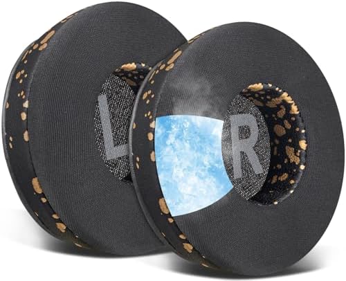 Transform Your Listening Experience with SOULWIT Cooling Gel Earpads for Skullcandy Cassette Wireless Headphones – Innovative Breathable Ice Silk Fabric & High-Density Foam for Ultimate Comfort, Sound Isolation, and Heat Reduction – Stylish Black Replacement Cushions for Audiophiles and Casual Listeners