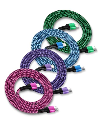 6 FT Samsung Fast Charging Cable (5 Pack) – Universal USB C to C Cord for i Phone 16 Series & Galaxy S25 Ultra – Durable Nylon Braided Design for Quick and Reliable Charging in Car and Home – Enhanced Compatibility with Pro, Max Models & More