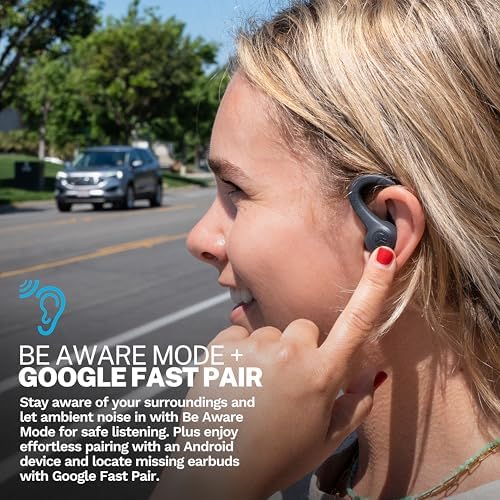 JLab Go Sport+ Wireless Workout Earbuds – Unrivaled 35+ Hour Bluetooth Battery Life, C3 Clear Calling Technology for Distinct Conversations, and Secure Earhook Design for Unyielding Stability During Workouts – Elevate Your Sound Experience with 3 Adjustable EQ Settings and Broad Device Compatibility in Sleek Graphite Finish