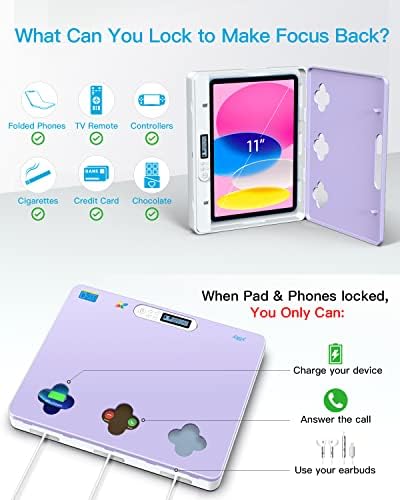 Timer Lock Box for iPad iPhone,Portable Phone Lock Box for Tablets,Folded Phone,Controller,TV remotes, Phone Locker to Help Kids Reduce Screen Time Focus to Achieve Goals(Green) – Enhanced Compatibility and Speed