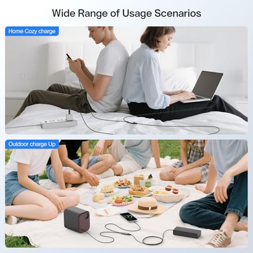 Maximize Charging Efficiency with the 140 W 2-in-1 USB C to USB C Braided Cable – Fast Charge Your i Phone 16 Pro Max, Mac Book Pro & Samsung Devices, Durable 4 Ft Length, Universal Compatibility for All Type-C Devices