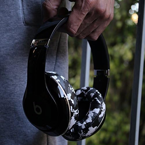 Upgrade Your Audio Experience with WC Wicked Cushions Replacement Ear Pads for Beats Studio 2 & 3 – Retro 90’s White | Luxurious PU Leather & Enhanced Foam for Optimal Sound Isolation | Perfectly Fits B0501 & B0500 Models | Not Compatible with Beats Solo | Enhanced Adhesive for Maximum Durability and Longevity