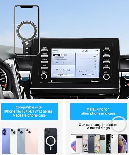 Revolutionize Your Driving with the 2021-2024 Toyota Camry Magnetic Phone Holder – 360° Rotating Car Mount for Hands-Free Navigation & Secure Attachment – Ideal for 7-Inch Touchscreen Integration and Ultimate Safety
