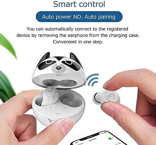 Adorable Kids’ Wireless Earbuds with Bluetooth 5.0 – Waterproof Sport Stereo Earphones for Seamless Connectivity and Enhanced Audio Experience – Perfect for Music, Gaming, and Learning on i Phone/Android – Fun, Durable Design with Noise Reduction and Built-in Mic