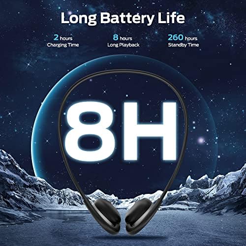 Discover Ultimate Freedom with BUGANI Bluetooth 5.3 Open Ear Sport Headphones – Waterproof Wireless Earbuds for Active Lives, Touch Control for Seamless Navigation, 8-Hour Playtime, Lightweight Design Perfect for Running and Intense Workouts