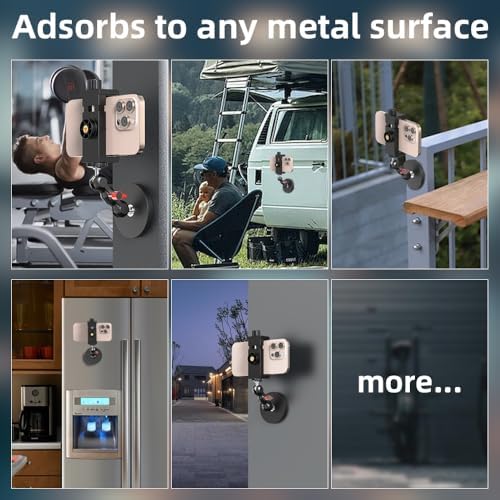 Elevate Your Smartphone Filming with the SOH Gym Magnetic Phone Mount Holder – 360° Adjustable Suction Cup for Ultimate Hands-Free Shooting and Stability. Designed for i Phone 16, 15, 14, 13, and Most Smartphones, This Innovative Magnetic Mount Easily Attaches to Any Metal Surface, Perfect for VLOG and POV Enthusiasts. Experience Unmatched Flexibility with Its 360° Rotatable Design, Ideal for Capturing Dynamic Angles During Workouts, Driving, or Outdoor Adventures. Crafted from Durable Materials for Long-Lasting Use, This Gym Phone Holder Ensures Your Device Remains Secure While Enhancing Your Navigation and Communication Efforts. Enjoy the Freedom of Hands-Free Technology Wherever You Go – Clean the Suction Cup Regularly for Optimal Performance and Maximize Your Smartphone’s Utility with This Essential Accessory. Perfect for Active Lifestyles and Everyday Convenience.