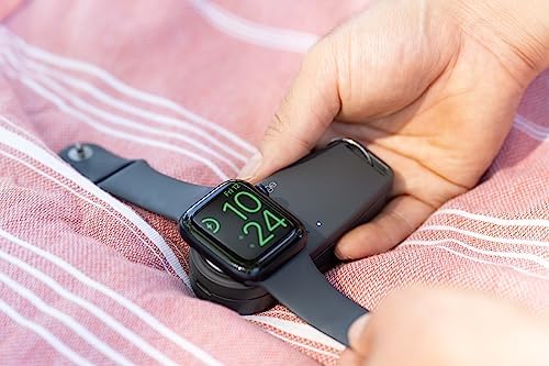 Revolutionize Your Charging Routine with the q Charge 2.0 Portable Magnetic Charger for Apple Watch – MFi Certified, Travel-Friendly 2000 m Ah Power Bank for Effortless Wireless Charging Across All Apple Watch Models Including Series 9/8/7/6/5/4/3/2/1 Ultra SE/2 – Ultimate Portability and Rapid Power Solutions for On-the-Go Professionals and Adventurers