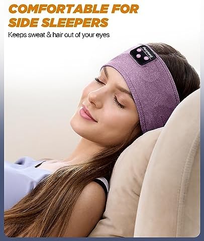 Perytong Wireless Bluetooth Sports Headband Headphones – Ultimate Comfort & Crystal-Clear Sound for Sleep, Yoga & Jogging – Perfect for Insomnia Relief, Meditation, and Easy Device Pairing