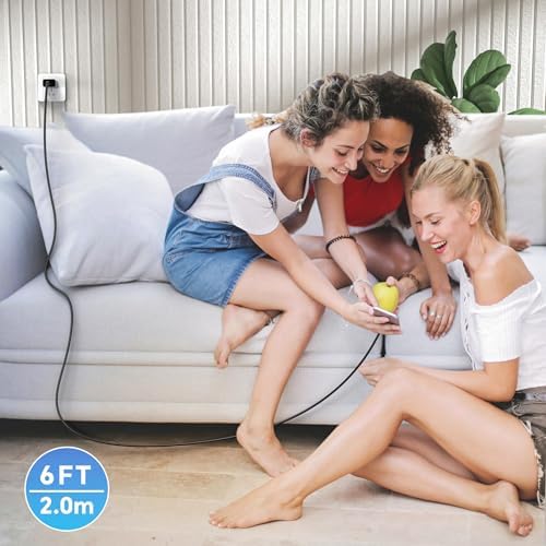 20 W Dual Pack Type C Wall Charger & 6 FT USB-C Cable – Ultra-Fast Charging Solution for i Phone 16/15/Plus/Pro & Samsung Galaxy S23/S22/S21 – Portable Design with Advanced Safety Features for All Your Devices – Perfect for Home, Office, and Travel