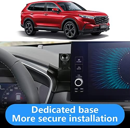 LUNQIN Premium Car Phone Holder for Honda CR-V & CR-V Hybrid (2023-2025) – Secure Mobile Cradle for Hands-Free Navigation, Charging, and Easy Access – Ultimate Auto Interior Accessory for Drivers Seeking Safety and Convenience