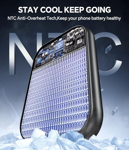 Revolutionize Your Charging Routine with the 10,000 m Ah Magnetic Wireless Power Bank – Fast Charging Battery Pack for i Phone 16/15/14/13/12 Series, Apple Watch, and Air Pods – Ultimate Travel Essential with Dual USB-C Ports and Effortless Magnetic Alignment for On-the-Go Power Solutions