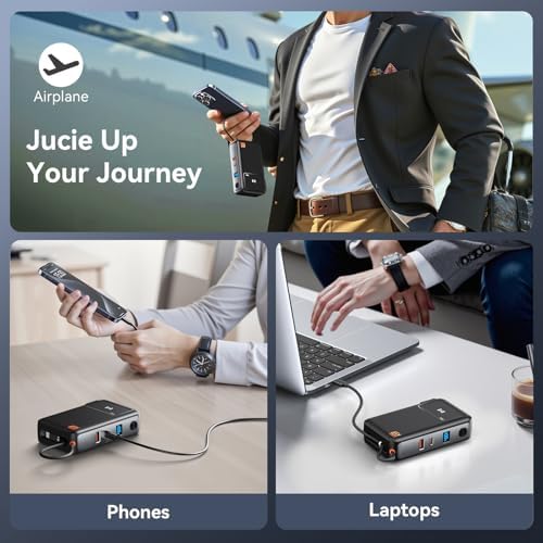 Ultimate 3-in-1 Fast Charging Power Bank – 10,000 m Ah PD 35 W USB-C Battery Pack with Integrated 65 W Ga N Wall Charger for i Phone 16/15/14/13, Laptops, Samsung, Pixel, and More – All-in-One Travel Solution with Smart Display and Dual Ports for Enhanced Compatibility and Speed