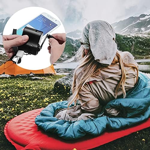 Emergency-Ready Hand Crank Generator: Lightweight 5 V USB Charger for Outdoor Adventures & Mobile Phone Powering – Ideal for Camping, Hiking, and Unexpected Outages