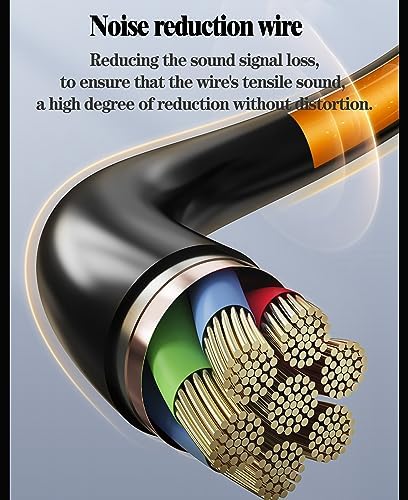 FEDAI KT-02 Wired Headphones – Premium Noise Cancelling Earphones with 3-Meter Cable for Optimal Comfort and HD Audio Experience – Perfect for Live Singing, Recording, and Streaming in Bold Red – Tailored for Creators and Audiophiles Seeking Exceptional Sound Clarity and Ergonomic Design