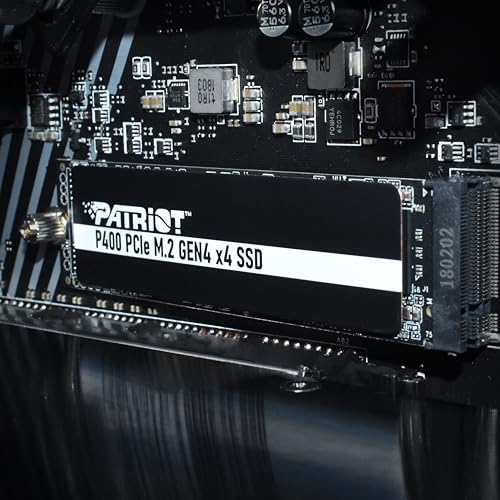 Patriot Memory P400 Lite 500 GB M.2 PCIe Gen 4 SSD – Ultimate High-Speed NVMe Storage for Gaming and Content Creation – Reliable Performance with Enhanced Thermal Management and 3-Year Warranty – Upgrade Your System Now!