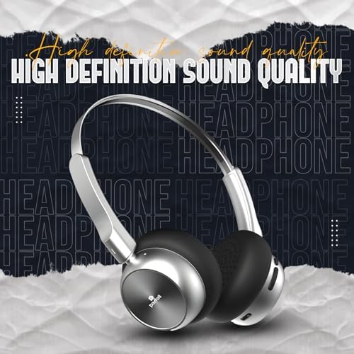 M1 Wireless Retro Headphones: Unleash 50-Hour Immersive Audio with Cutting-Edge Noise Cancellation and Luxurious Memory Foam for Unmatched Comfort in Travel, Gym, and Home Office Settings