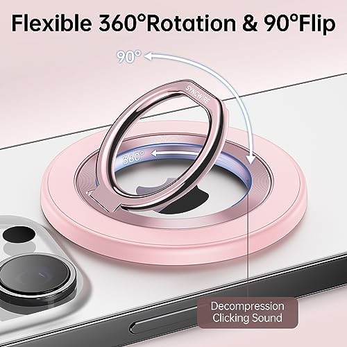 Syncwire Magnetic Phone Ring Holder – Titanium Alloy Kickstand for i Phone 12-16 Pro Max & Compatible Android Devices – Ergonomic Design, Enhanced Mag Safe Stability, Lightweight Grip for Ultimate Hands-Free Convenience