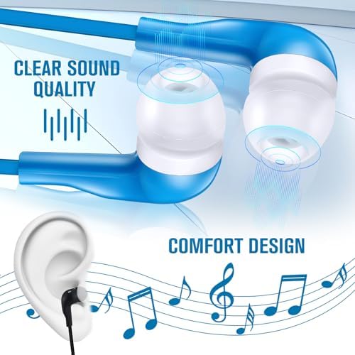 Discover the Konohan 160-Pack Classroom Wired Earbuds, the ultimate audio solution tailored for educational settings. Each pack includes 160 individually bagged multicolor headphones, perfect for easy distribution in classrooms, libraries, and study groups. Designed with students in mind, these lightweight and durable wired earphones provide seamless compatibility across various devices, ensuring an engaging and distraction-free learning experience. With eight vibrant colors, students can effortlessly identify their own pair while adding a splash of fun to their studies. Ideal for online learning and collaborative activities, the secure fit and superior sound quality enhance focus and immersion. Elevate your classroom environment with these reliable, high-performance earbuds, built to withstand daily use and foster a productive learning atmosphere.