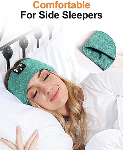 Fulext Bluetooth Sleep Headphones Headband – Ultimate Comfort for Side Sleepers, Thin HD Stereo Sound Quality – Ideal for Insomnia Relief and Travel Convenience – Perfect Gift for Men and Women – Enhanced Compatibility, Long-Lasting Battery Life for All Night Relaxation