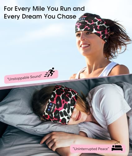 Revolutionary Bluetooth 5.4 Sleep Mask Headphones with Superior HD Sound Quality – Ultimate Comfort Music Headband Perfect for Travel, Yoga, and Running – Exceptional Gift Option for All, Featuring Unmatched Compatibility for an Elevated Listening Experience
