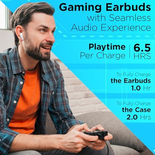 Revolutionize Your Gaming with My Joy Cool Wireless Earbuds – Premium Bluetooth Earphones Featuring Advanced Active Noise Cancelling, Ergonomic Comfort for Long Sessions, Enhanced Sound Quality, and Unmatched Battery Life in Sleek Black Design for Gamers Seeking the Ultimate Audio Experience