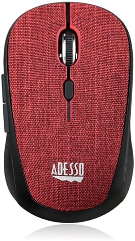Sleek i Mouse S80 2.4 GHz Mini Optical Mouse – Stylish Fabric Finish with 5 Customizable Buttons for Ultimate Comfort and Performance in Any Workspace
