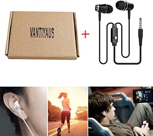 VANTIYAUS Premium Earbuds for Kindle Devices – High-Fidelity In-Ear Headset with Microphone for Clear Calls and Immersive Sound – Compatible with Kindle Fire HD 8, HD 10, and Oasis – Noise-Isolating Wired Earphones with Easy Control for Audiobooks and Music Enjoyment
