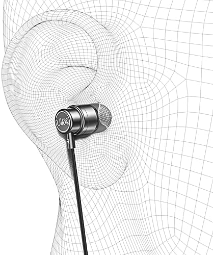 Uli X Rider Premium Wired Earbuds with Microphone – Superior Noise-Isolating In-Ear Headphones for i Phone & Samsung – Tailored Comfort for Small Ears – Ideal for Students, Professionals, & Kids – Tangle-Free Audio Cable for Seamless Use – Enhanced Sound Quality with 5-Year Warranty – Lightweight & Durable Design for All-Day Listening – Perfect for Music Lovers & Active Lifestyles