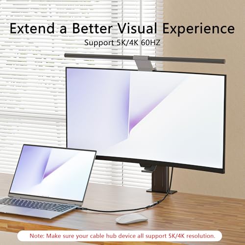 10 ft USB C Extension Cable – High-Speed 20 Gbps Data Transfer, 4 K Video Support & 240 W Power Delivery – Ideal for Thunderbolt 3 Devices, Perfect for Home Office and Gaming Setup – Durable, Flexible Connectivity for Enhanced Performance