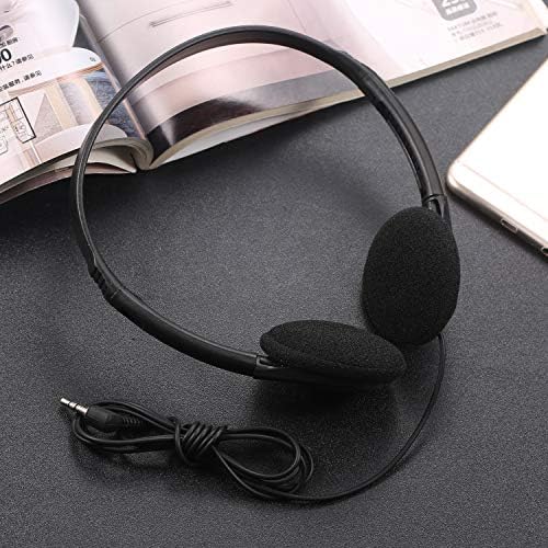 Bulk Kids Headphones – 25-Piece Classroom Audio Package for Enhanced Learning – Lightweight Adjustable On-Ear Design with Universal Device Compatibility in Sleek Black – Perfect for Engaging Group Activities and Extended Listening Comfort – Durable and Affordable Solution for Students and Adults