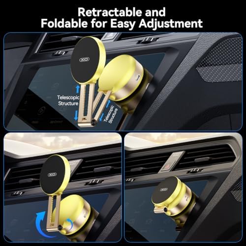 Electric Vacuum Magnetic Suction Phone Holder,XO Adjustable and Foldable Car Mount,Strong Magnetic Car Phone Holder for iPhone16/15/14/13/12,for Shower/Car/Mirror(Light Grey – Enhanced Compatibility and Speed