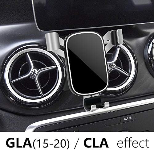 LUNQIN Premium Car Phone Holder for Mercedes-Benz CLA-Class & A-Class: Secure, Stylish, and Functional Mobile Cradle with 360-Degree Rotation for Hands-Free Navigation – Ideal for CLA250, AMG, A220, A35 Models – Effortless Installation & Non-Slip Design for Optimal Driving Experience