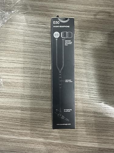 Sound MAGIC E50 Wired Earbuds – Premium Hi-Fi In-Ear Monitors with Noise Isolation and Comfortable Fit – Perfect for Music Lovers, Musicians, and Audiophiles – Ergonomic Design, Enhanced Device Compatibility, and Exceptional Sound Quality in Striking Blue Finish