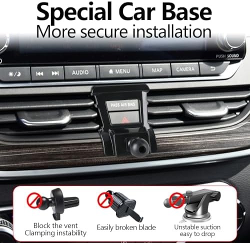 Nissan Altima 2019-2025 Premium Smartphone Holder Mount – Auto Lock Car Phone Bracket with 360-Degree Rotation for Optimal Visibility and Seamless Vehicle Integration