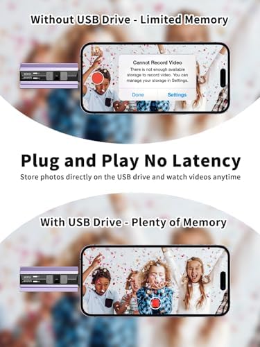 Revolutionize Your Data Storage with the 512 GB Light Purple 4-in-1 Flash Drive – Effortless Backup for i Phone, i Pad, Android & Computer Users – Plug-and-Play Convenience, No Apps Needed, Perfect for Photographers & Busy Professionals!