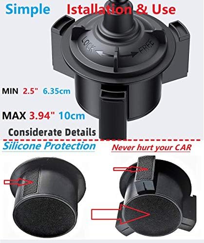 Flexible Gooseneck Magnetic Phone Holder for Car – 12-Inch Suction Cup Mount for Safe Hands-Free Navigation and Communication, Universal Compatibility for All Smartphones