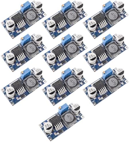 20-Pack of LM2596 Adjustable DC-DC Buck Converter Modules – Precision Voltage Regulation for Custom Power Management (Input 3-40 V, Output 1.5-35 V) – Advanced Electronic Stabilizers for High-Efficiency Performance and Versatile Applications