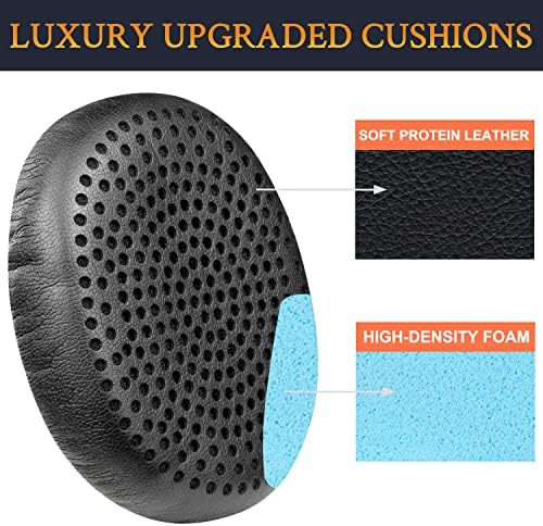 SOULWIT Premium Earpads for Skullcandy Riff/Riff2 – Ultra-Comfort Noise Isolation Cushions with Soft Leather Finish – Effortless Installation & Modern White Design for Enhanced Audio Experience