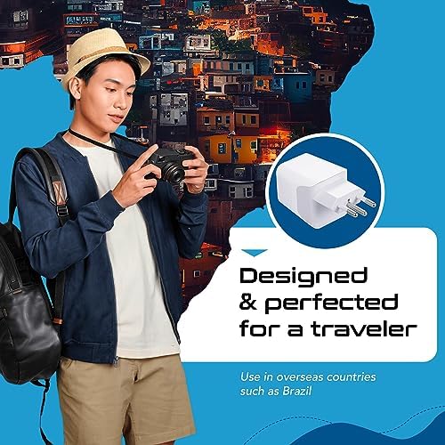 Compact Dual USB Travel Adapter for Effortless Charging in Australia, New Zealand, and China – Essential Type I Plug for Phones, Tablets, and Cameras – Quick Charge Capability with Universal Compatibility for Hassle-Free Global Adventures