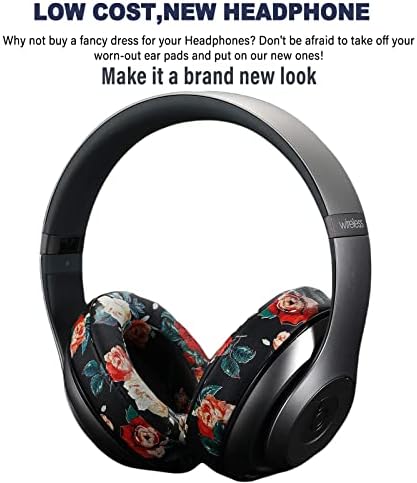 Transform Your Beats: Premium Pink Memory Foam Earpads for Studio 2 & 3 Headphones – Luxurious Soft Protein Leather Replacement Cushions for Ultimate Comfort and Noise Isolation – Perfect for Wired & Wireless Listening