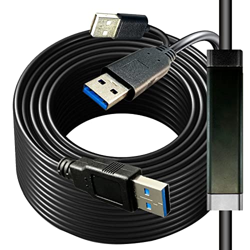 YOTETION 50 FT USB A to USB C 3.0 High-Speed Cable for Seamless Data Transfer – Versatile Compatibility with i Phone 15, Samsung Galaxy S21/S20, i Pad Mini 6, Nintendo Switch, and PS5 Controllers – Durable Design with 5 Gbps Transfer Rates for Enhanced Performance and Flexibility