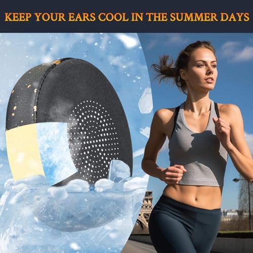 Revolutionary SOULWIT Cooling Gel Earpads for Jabra Evolve2 65 & 40 – Experience Ultimate Comfort with Breathable Ice Silk Fabric – Superior Replacement Ear Cushions for On-Ear Wireless Headsets – Perfect for Long Hours of Use in Sleek Black – Elevate Your Listening Experience with Enhanced Performance and Style